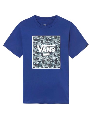 Camiseta Vans azul sharks Infantil - VN0A318NYMU