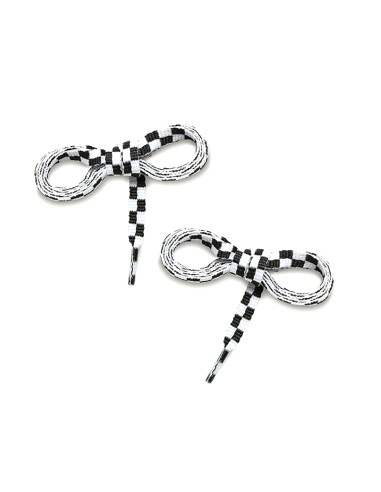 Cordones VANS cuadros  BLANCOS 36 pulgadas