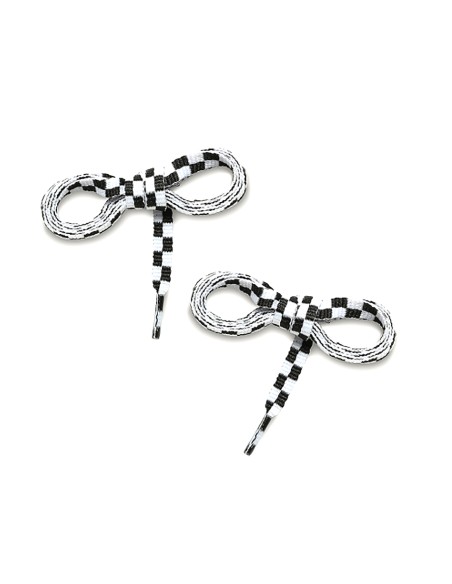 Cordones VANS cuadros  BLANCOS 45